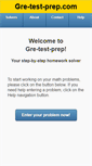 Mobile Screenshot of gre-test-prep.com